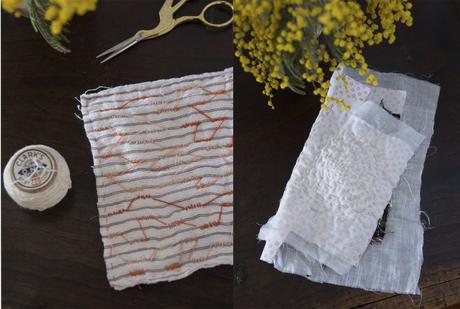 Experimentando con puntadas Experimentando con puntadas