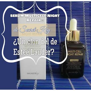 Serum Multicell Night Repair de Secret Key: ¿Un clon del de Esteé Lauder? portada