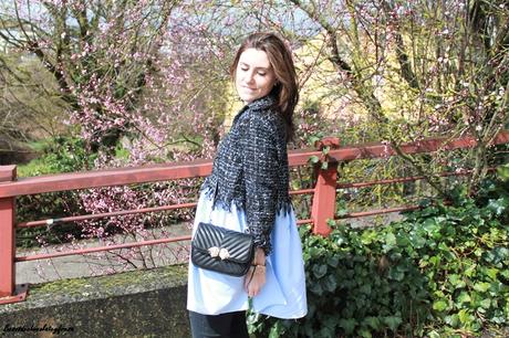 TWEED AZUL Y NEGRO