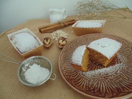 Pastel de zanahoria y avena Pastel de zanahoria y avena