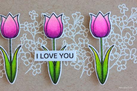 Simple Love Card with Simon Says Stamp Simple Love Card with Simon Says Stamp