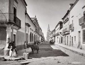 Las viejas calles de Guadalajara