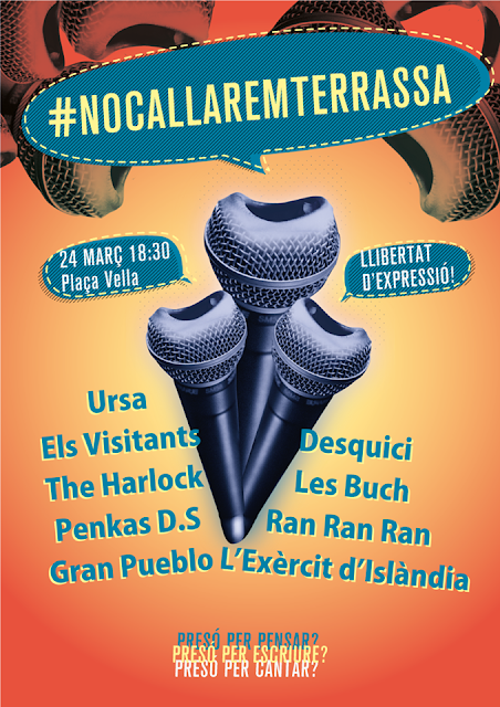 [Noticia] #NoCallaremTerrassa, evento por la libertad de expresión