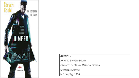Libros para leer: Jumper - Steven Gould Libros para leer: Jumper - Steven Gould