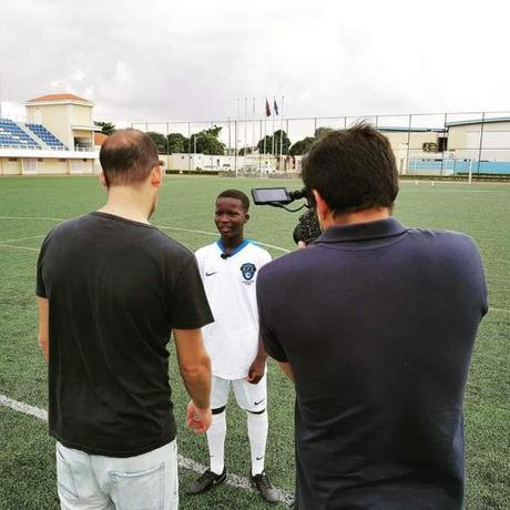 La Televisión del FC Porto visita AFA Angola