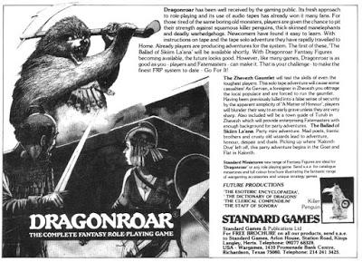 Dragonroar de Standard Games (1985)