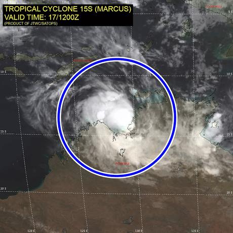 El norte de Australia siente los efectos del ciclón tropical 
