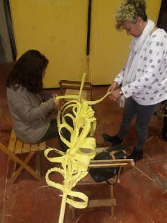Clausura del taller de palmas rizadas Clausura del taller de palmas rizadas