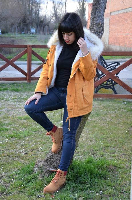 Mustard parka