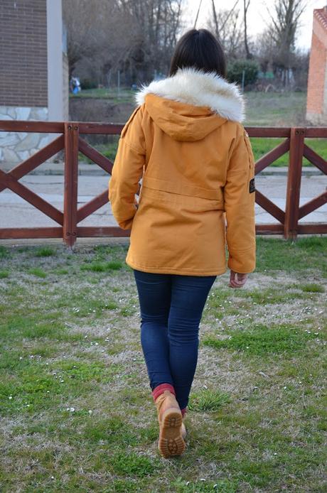 Mustard parka