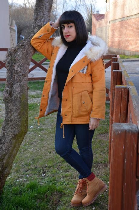 Mustard parka