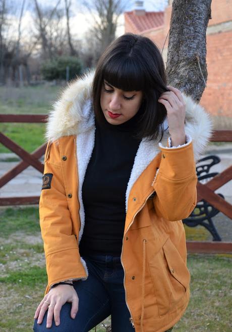 Mustard parka