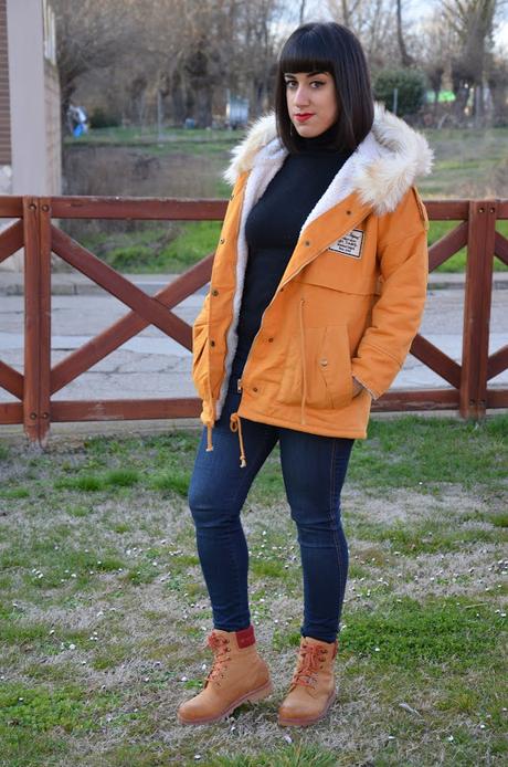 Mustard parka