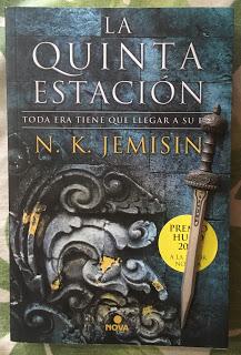 Portada del libro La quinta estación, de N. K. Jemisin