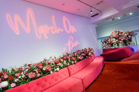 Evento de presentación de March On de Elizabeth Arden March On Elizabeth Arden reese witherspoon red lips lipstick makeup maquillaje labial rojo beauty