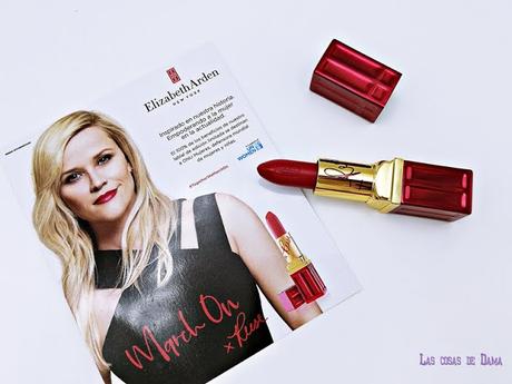 March On de Elizabeth Arden March On Elizabeth Arden reese witherspoon red lips lipstick makeup maquillaje labial rojo beauty