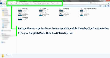 Cómo Instalar Acciones en Adobe Photoshop by Saltaalavista Blog Paso 02