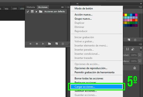Cómo Cargar Acciones en Adobe Photoshop by Saltaalavista Blog Paso 03