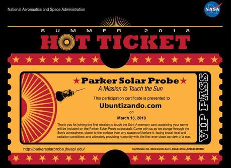 Ya puedes enviar tu nombre al Sol ubuntizando sol