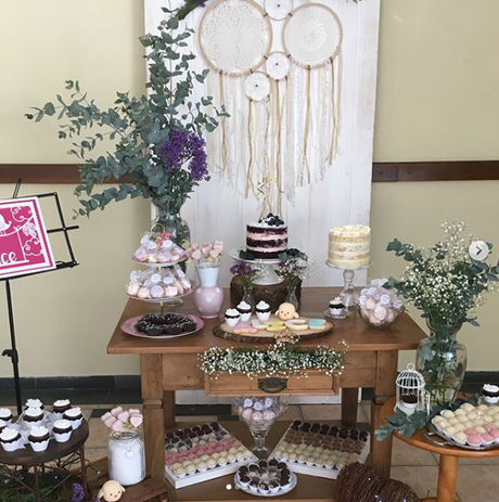 Un baby shower Bohemio