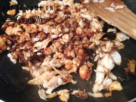 Canelones de merluza y gambas con Dietbox Canelones de merluza y gambas con Dietbox