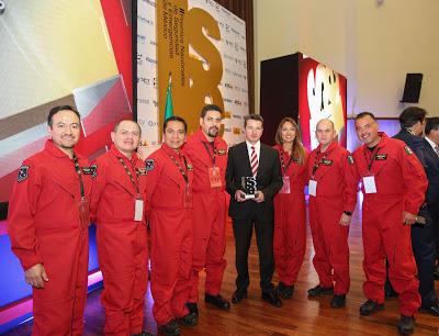 RECIBE UNIDAD DE RESCATE AÉREO RELÁMPAGOS PREMIO NACIONAL DE SEGURIDAD Y EMERGENCIAS 2018