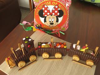 TARTA TREN DE CUMPLEAÑOS