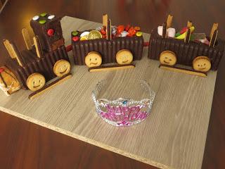 TARTA TREN DE CUMPLEAÑOS