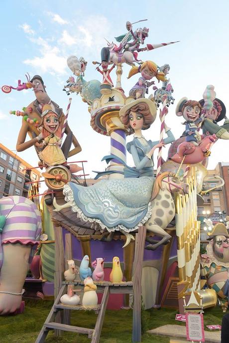 3er premio fallas 2018 falla Monestir de Poblet - Aparici Albiñana