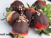 Fresas chocolateadas (dia fresa)