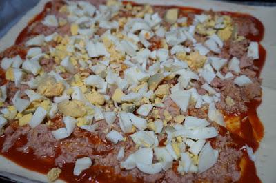 Empanada de hojaldre con atún