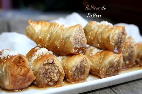Rollitos de Baklava Rollitos de Baklava