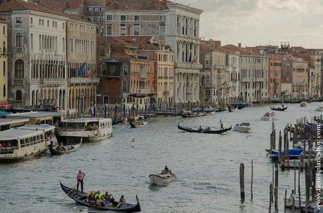 Vistas del Gran Canal desde Puente de Rialto Venecia Gran Canal Puente de Rialto Italia viaje