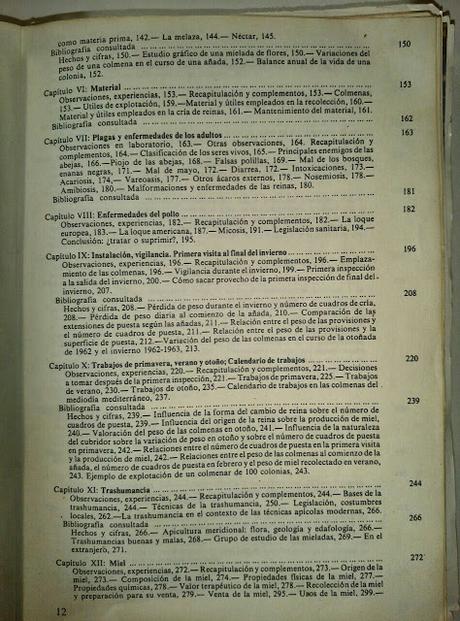 Un breve recorrido por la biblia del apicultor. Índice.