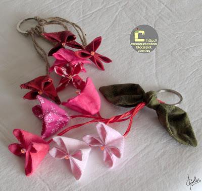 Llavero de flores. Videotutorial Llavero de flores. Videotutorial