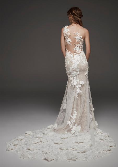 El avance de las propuestas para novias de la firma Pronovias 2019 está lleno de romanticismo, sensualidad y glamour