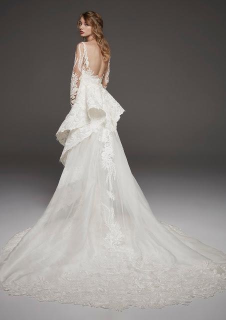 El avance de las propuestas para novias de la firma Pronovias 2019 está lleno de romanticismo, sensualidad y glamour