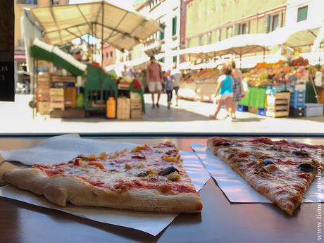 Comida en el Ghetto COmer en Venecia diario de viaje Italia