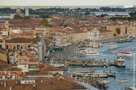 Vistas desde Campanile Vistas Campanile Venecia mirado Italia