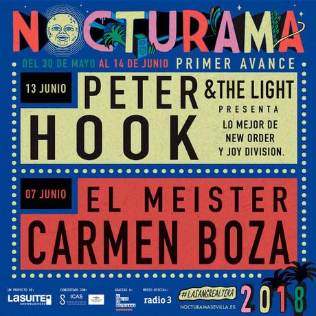 Nocturama 2018 confirma a Peter Hook, Carmen Boza y El Meister