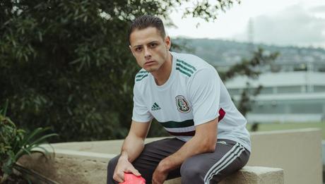 Nueva camiseta Adidas blanca de México para Rusia 2018