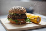 Hamburguesa de quinoa con vegetales en Thermomix