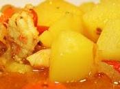 Guiso patatas marisco