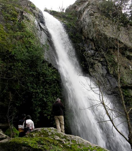 El Pozo Airón, la cascada reversible de las Arribes Vista del Pozo Airón en su esplendor