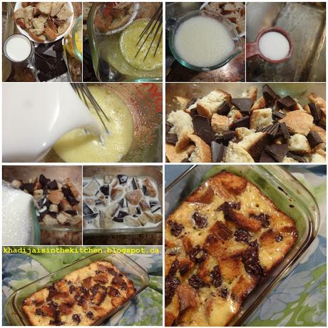 POUDING AU PAIN / BREAD PUDDING / PUDIN DE LECHE Y PAN / بودينغ الخبز بالحليب