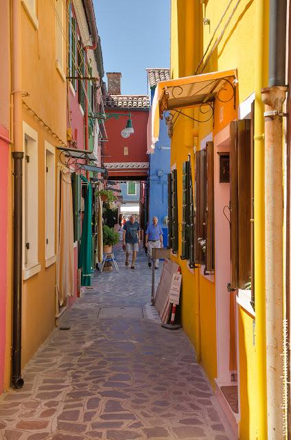 Calles colores Burano Italia 