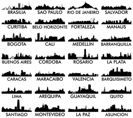 34 Latin American Skyline Vectors Preview 02 by Saltaalavista Blog
