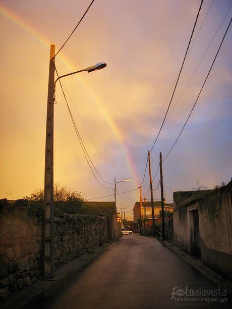 Echando cables al arcoíris - Fotografía artística