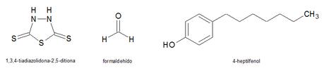 productos de reacción 1,3,4-tiadiazlidona-2,5-ditiona, formaldehído y 4-heptilfenol