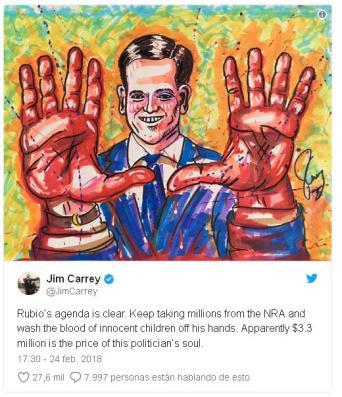 Vea cómo actor Jim Carrey ridiculizó a Marco Rubio (+Millones de $)